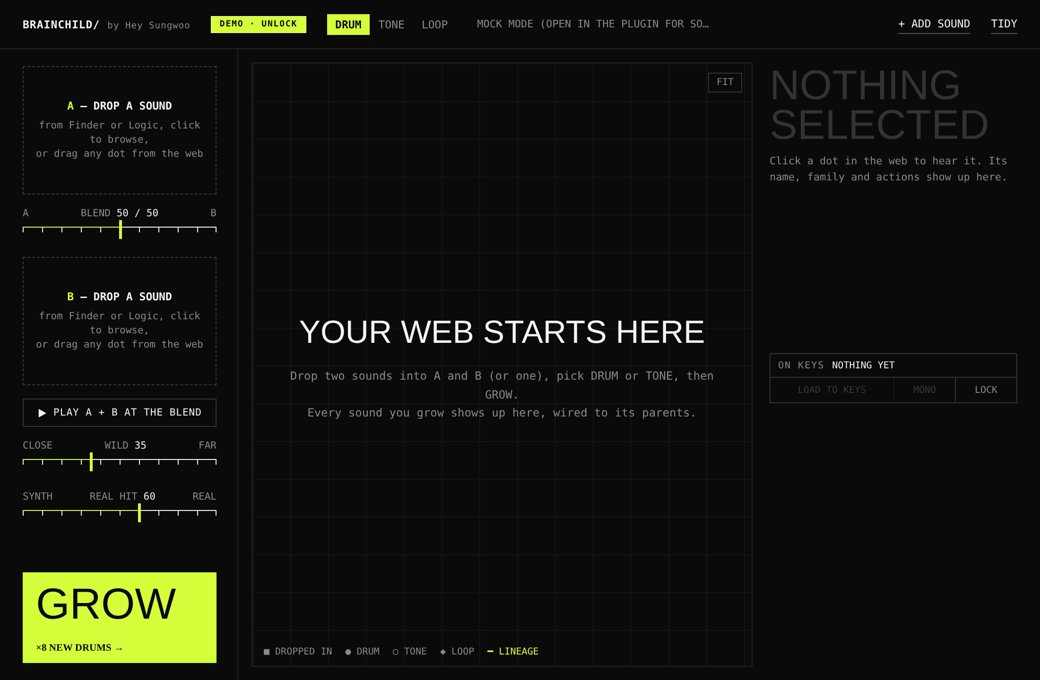 The Brainchild plugin interface