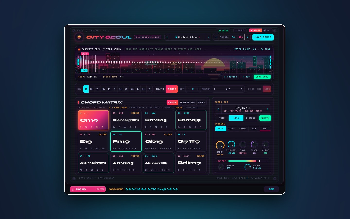 The City Seoul plugin interface